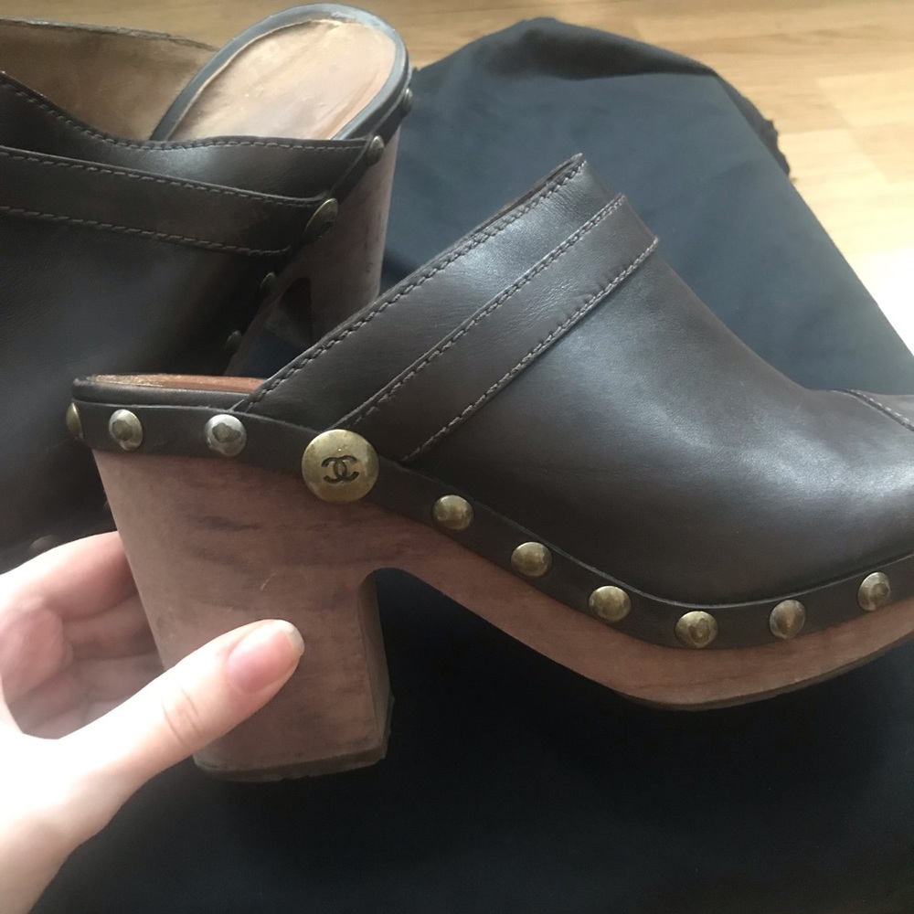 Authentic Chanel Mules
